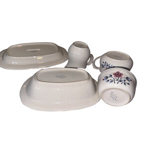 Cumberland Brambleberry stoneware by Hearthside, Japan. Vintage 6 pcs.